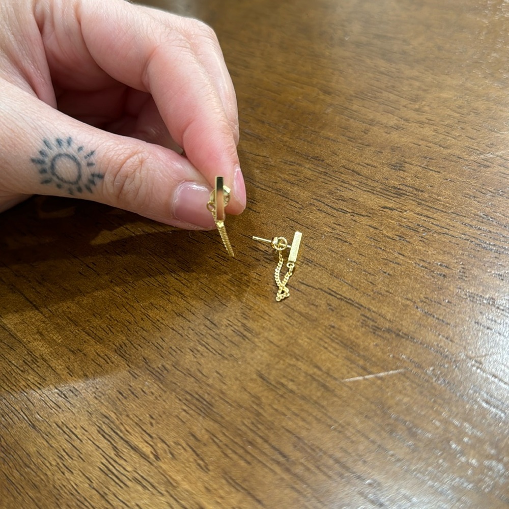 Gold Chain Earrings